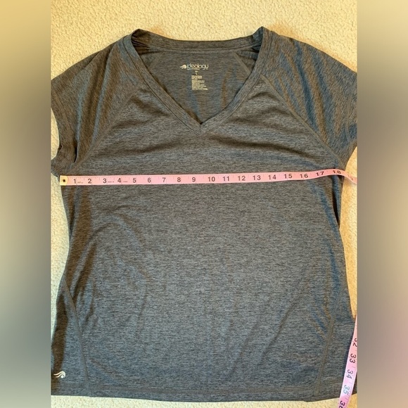 Ideology Athletic Workout Top Women Size Large Charcoal - Picture 4 of 6